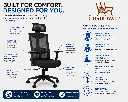 TCW Aeroflex . Perfect for a chair with a flexible mesh back