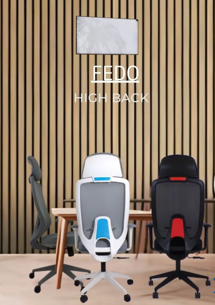 TCW FeDo office revolving chair (Black)