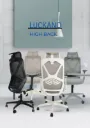 Luckano High Back black mesh ergonomic chair